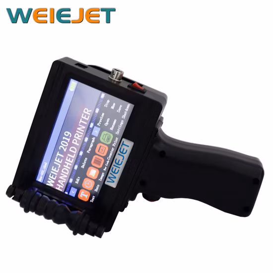 Handheld Inkjet Printer for Date Qualified Bar Code Machine/Carton/PVC/Paper/Boxes/Carton