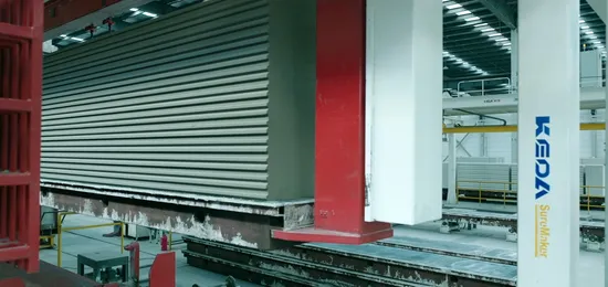 Máquina para fabricar bloques livianos para concreto aireado esterilizado en autoclave