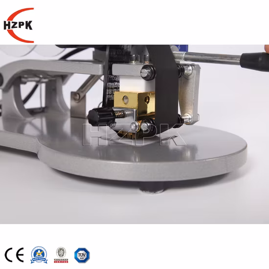 Codificador de mano Hzpk, codificador de máquinas de codificación de fecha de caducidad de cinta manual con letras de latón