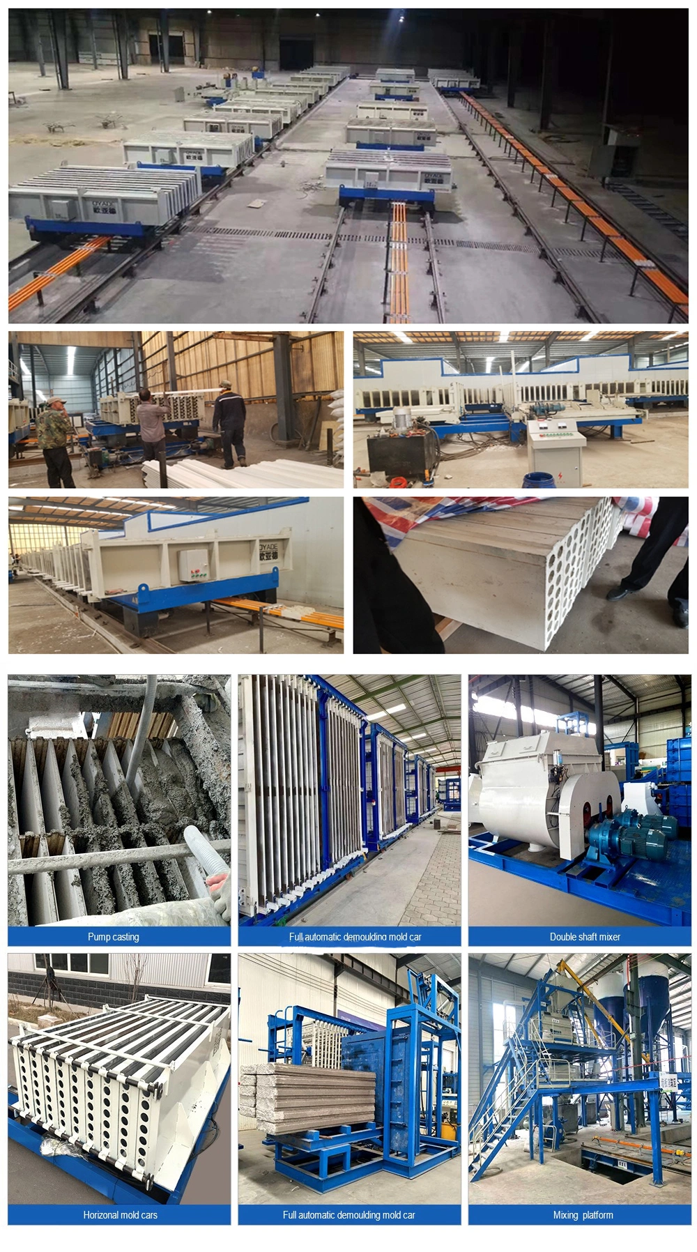 Lightweight Precast Concrete Sandwich Wall Panel Making Machine