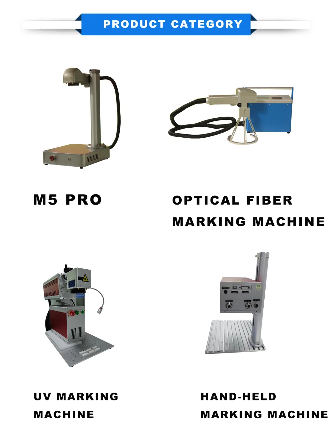 3D Focouse Split-Type Optical Fiber Marking Machine